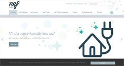 Desktop Screenshot of nef.dk
